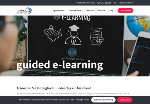 
                            6. guided e-learning - DIREKT Sprachreisen