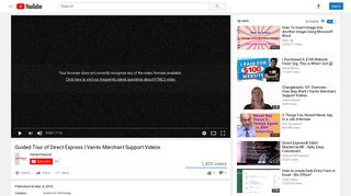 
                            8. Guided Tour of Direct Express | Vantiv Merchant Support Videos ...