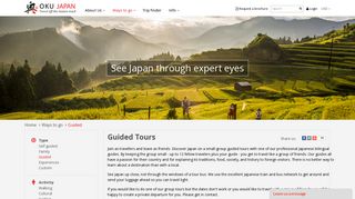 
                            11. Guided Tours in Japan | Oku Japan