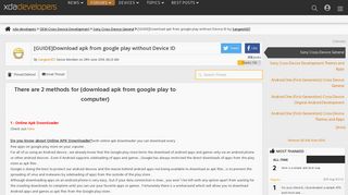 
                            4. [GUIDE]Download apk from google play without Device ID - XDA ...