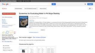 
                            7. Guidelines for Evaluating Water in Pit Slope Stability