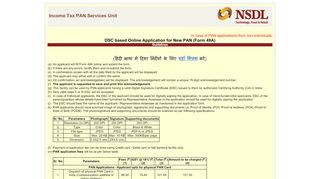 
                            5. Guidelines for filling PAN New Application - PAN Card - NSDL