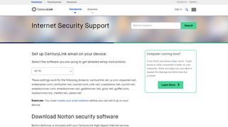 
                            9. Guides: Internet Security and Norton - CenturyLink