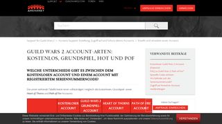 
                            3. Guild Wars 2 Account-Arten: Kostenlos, Grundspiel, HoT und PoF ...