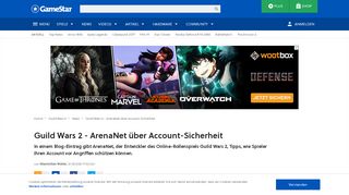 
                            9. Guild Wars 2 - ArenaNet über Account-Sicherheit - GameStar