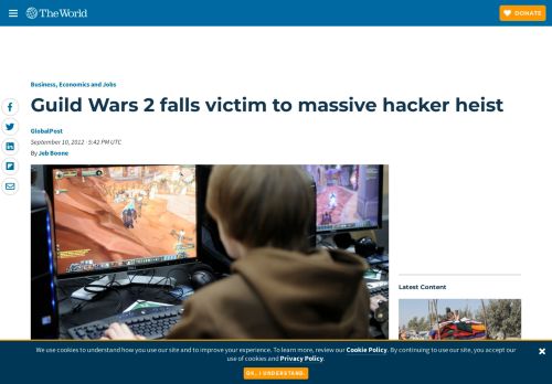 
                            11. Guild Wars 2 falls victim to massive hacker heist | Public Radio ...