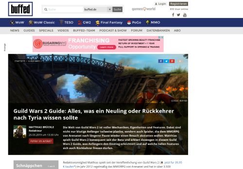 
                            10. Guild Wars 2: Guide für Einsteiger und Wiederkehrer - Buffed