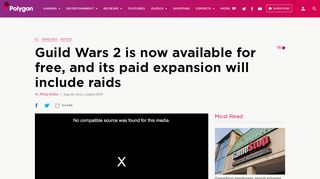 
                            9. Guild Wars 2 is now available for free, and its paid expansion will ...