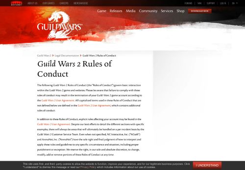 
                            7. Guild Wars 2 Rules of Conduct | GuildWars2.com