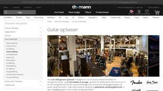 
                            10. Guitar og basser – Thomann Danmark