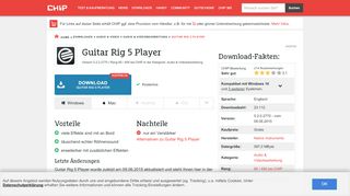 
                            6. Guitar Rig 5 Player Download – kostenlos – CHIP