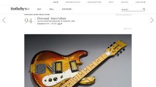 
                            9. guitar used and smashed in co ||| other ||| sotheby's n09160lot7djzyen