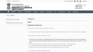 
                            11. Gujarat | Ministry of Labour & Employment