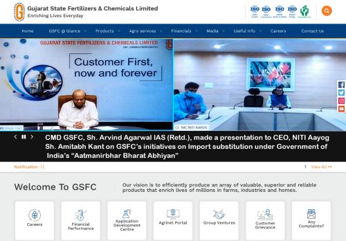 
                            10. Gujarat State Fertilizer & Chemicals Limited, India