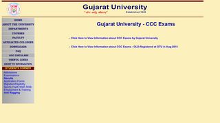 
                            4. Gujarat University - CCC Exams