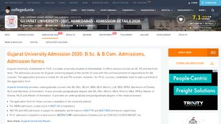 
                            9. Gujarat University - [GU], Ahmedabad - Admissions 2019-2020