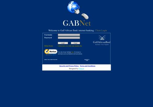 
                            3. Gulf African Bank Internet Banking Client Login