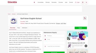 
                            8. Gulf Asian English School (Reviews) Sharjah, UAE - Edarabia