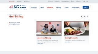 
                            12. Gulf Dining | Rewards | Personal | Gulf Bank