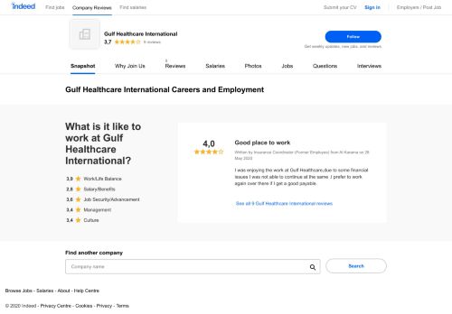 
                            8. Gulf Healthcare International Careers and Employment | Indeed.co.za