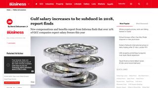 
                            12. Gulf salary increases to be subdued in 2018, report finds