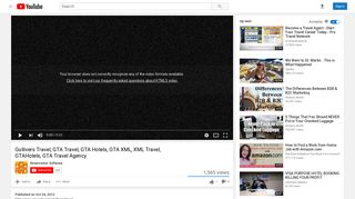 
                            7. Gullivers Travel, GTA Travel, GTA Hotels, GTA XML, XML ... - YouTube