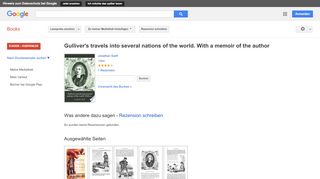 
                            8. Gulliver's travels into several nations of the world. With a memoir ...