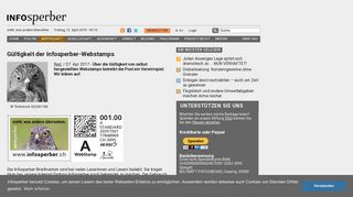 
                            10. Gültigkeit der Infosperber-Webstamps