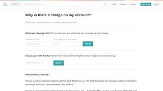 
                            9. Gumroad - Why is there a charge on my account?