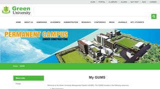 
                            2. GUMS - Green University of Bangladesh