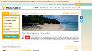 
                            5. Günstig buchen bei ÖGER TOURS und thomascook.de