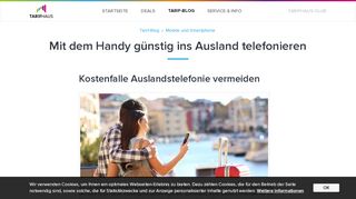 
                            6. Günstig ins Ausland telefonieren mit dem Handy - Tarifhaus