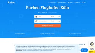 
                            6. Günstig Parken Flughafen Köln (CGN) mit Parkos - ab 2,57€ p/T