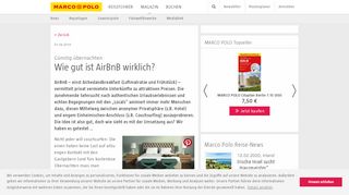 
                            11. Günstig übernachten: Wie gut ist AirBnB wirklich? - Marco Polo