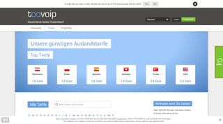 
                            5. Günstige Auslandstarife | toovoip - Günstig telefonieren im Ausland