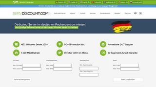 
                            4. Günstige dedicated Server — servdiscount.com