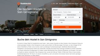 
                            7. Günstige Hostels in San Gimignano ab 9.99 EUR · HostelsClub