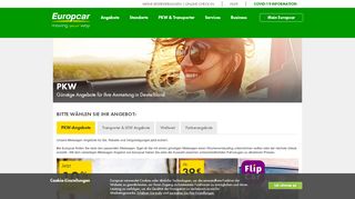 
                            13. Günstige Mietwagen für Kunden des Europcar Partners SunExpress