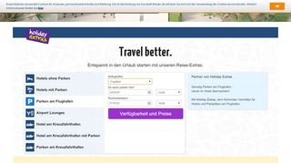 
                            13. Günstige Parkplätze oder Sleep & Fly von Holiday Extras über ...