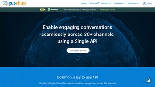 
                            6. Gupshup.io: Enable engaging conversations seamlessly across 30+ ...