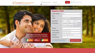 
                            11. Guptan Matrimony - The No. 1 Matrimony Site for Guptans ...