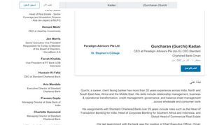 
                            13. Gurcharan (Gurchi) Kadan - Chief Executive Officer - ...
