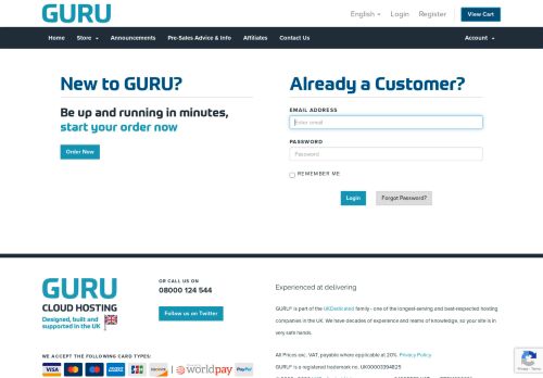 
                            6. GURU Cloud: Portal Home