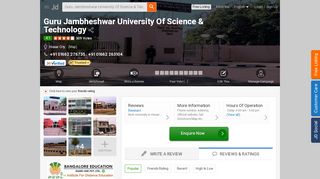 
                            9. Guru Jambheshwar University Of Science & Technology, ...