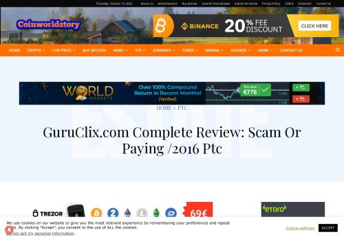 
                            6. GuruClix.com Complete Review: Scam Or Paying /2016 Ptc