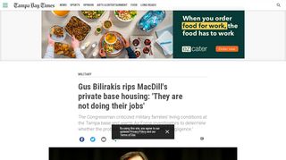 
                            7. Gus Bilirakis rips MacDill's private base housing: 'They are not doing ...