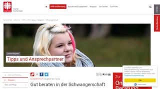 
                            5. Gut beraten in der Schwangerschaft - Caritas