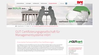
                            2. GUT Certifizierungsgesellschaft für ... - bfe-institut.com