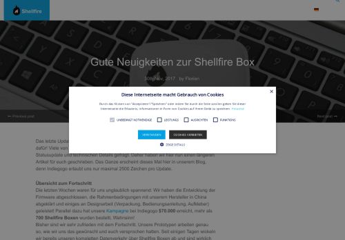 
                            8. Gute Neuigkeiten zur Shellfire Box - Shellfire Blog - Shellfire VPN