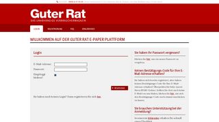 
                            1. Guter Rat E-Paper Plattform
